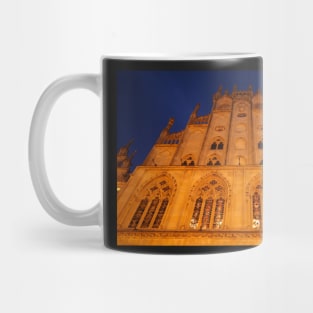 Town hall, dusk, evening, Munster, city, Westphalia Mug